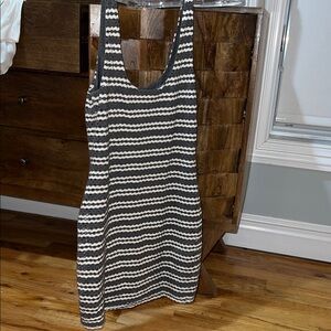 Scoop nyc dress- white and grey. So comfortable and lightweight.